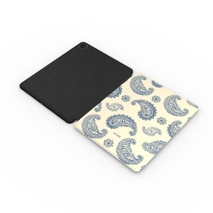 Bandana Code - Bege & Azul - Capa para Apple iPad