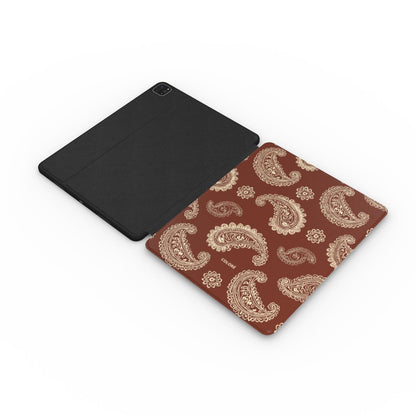 Bandana Code - Brown & Beige - Apple iPad Case