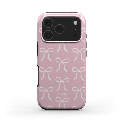 Bow Charm - Rosa -  Capa Resistente MagSafe para Telemóvel