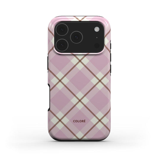 Check Charm - Rosa - Capa Resistente MagSafe para Telemóvel