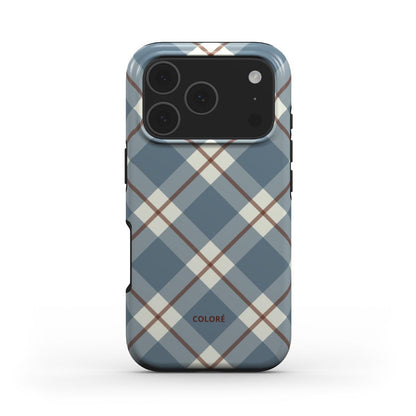 Check Charm - Azul - Capa Resistente para Telemóvel