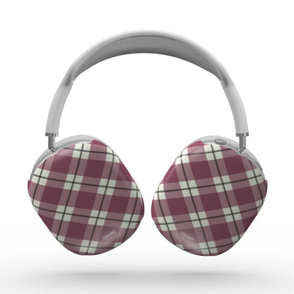 Check Charm - Borgonha - Capa resistente para Apple AirPods Max