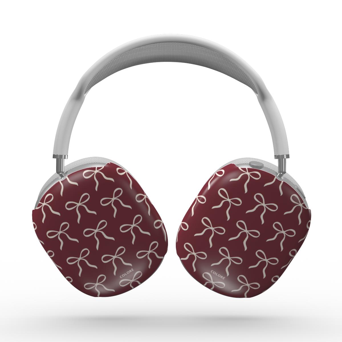 Bow Charm - Borgonha - Capa resistente para Apple AirPods Max