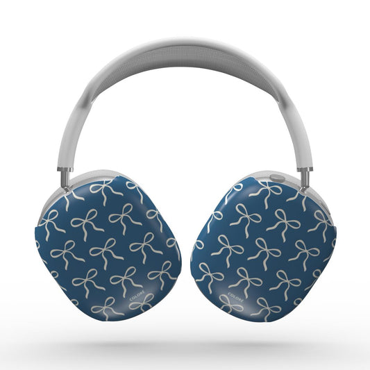 Bow Charm - Azul - Capa resistente para Apple AirPods Max
