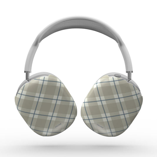 Check Charm - Taupe - Capa resistente para Apple AirPods Max