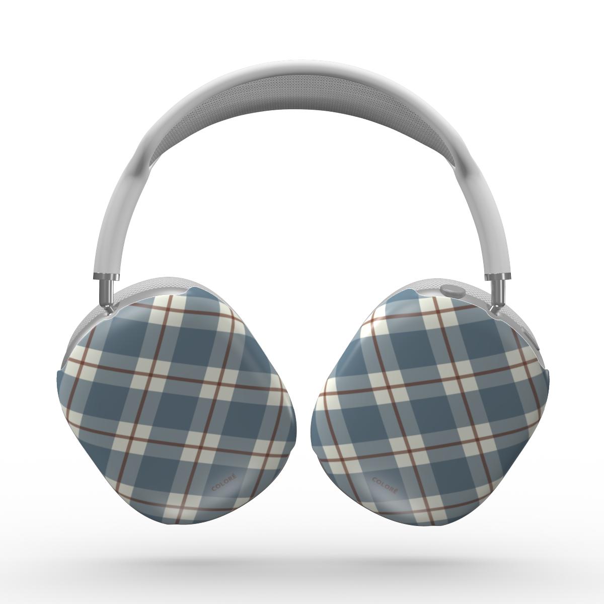 Check Charm - Azul - Capa resistente para Apple AirPods Max