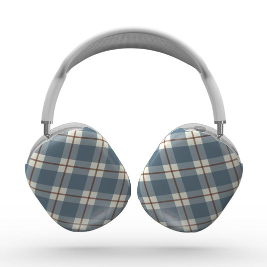 Check Charm - Azul - Capa resistente para Apple AirPods Max