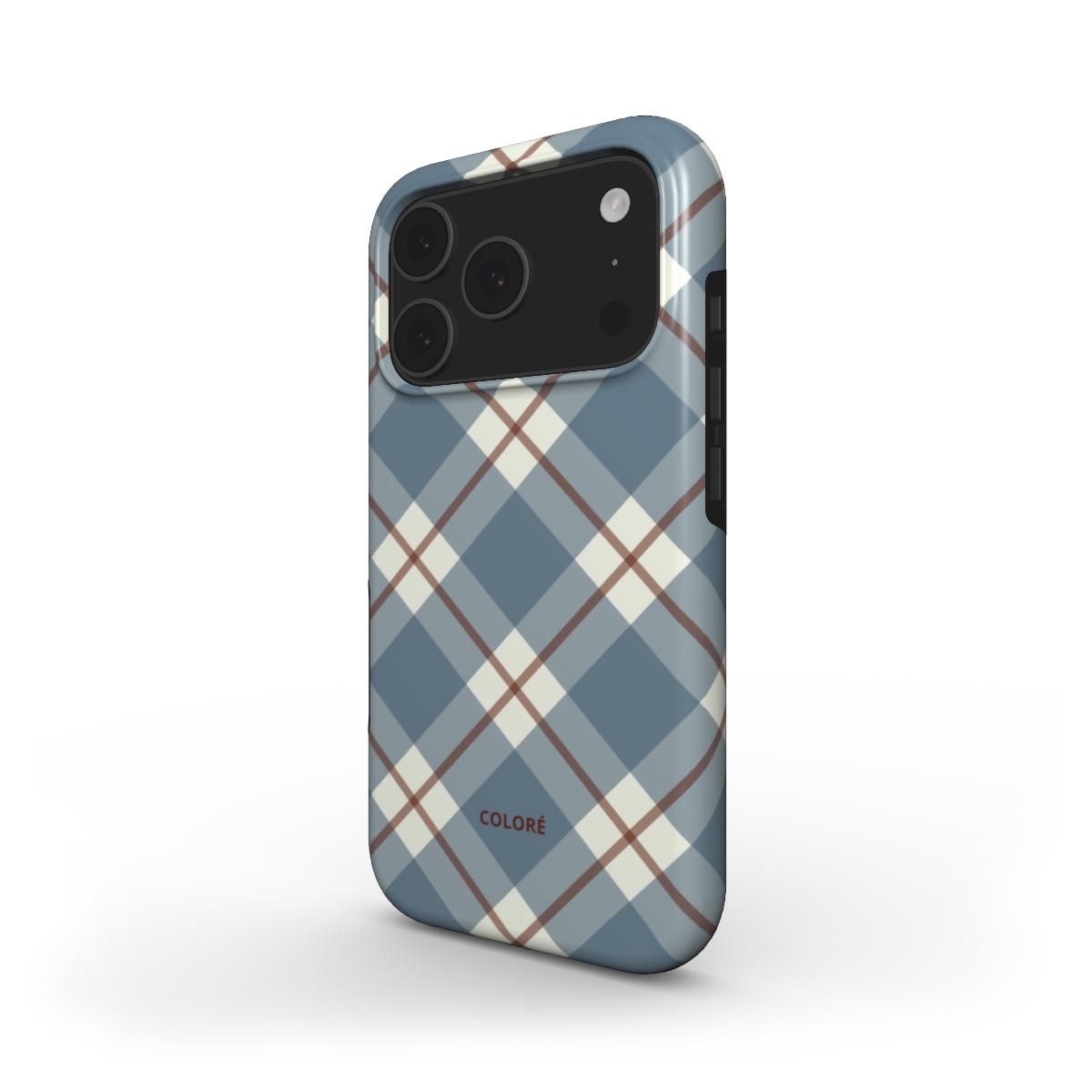 Check Charm Tough Phone Case – Pink