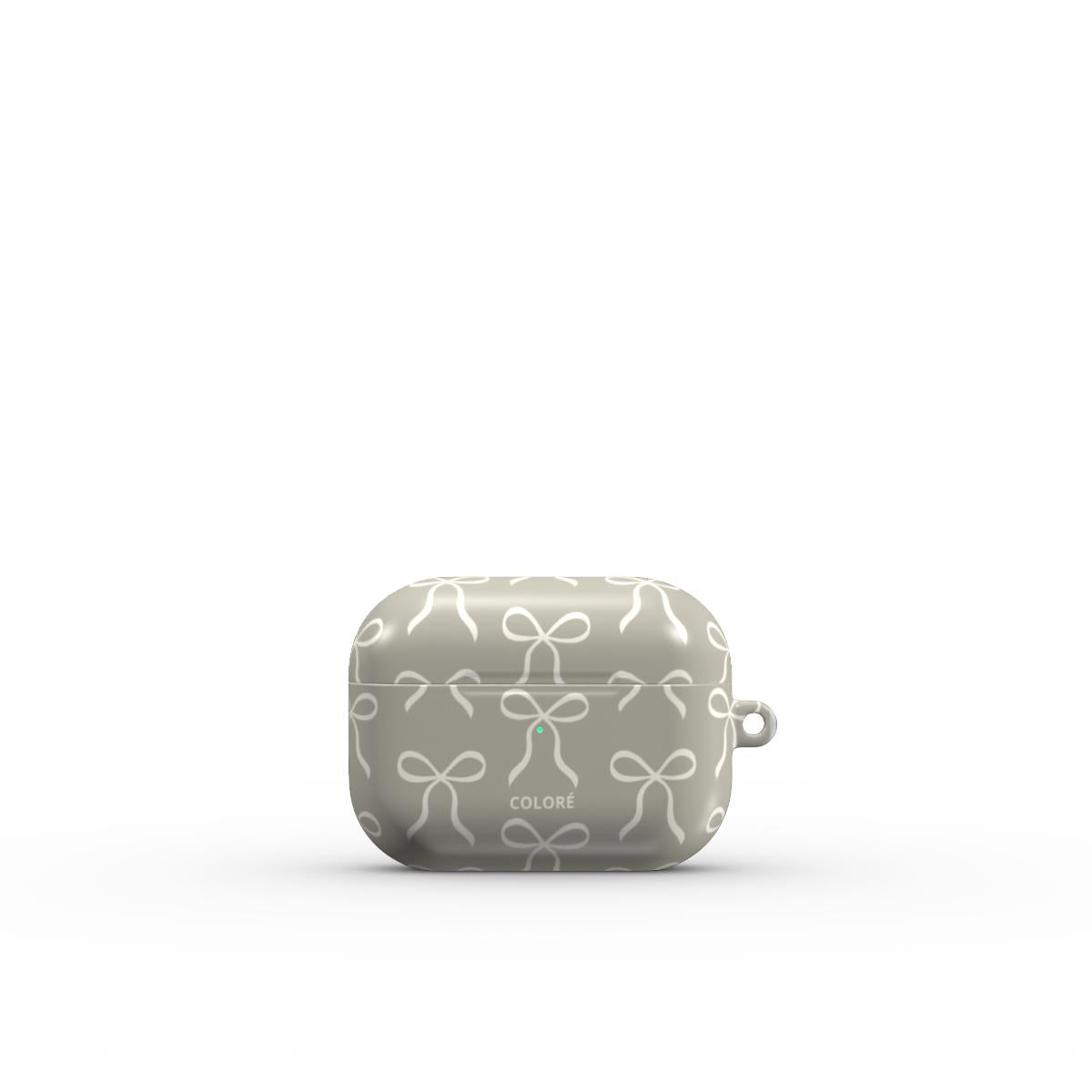 Bow Charm - Taupe - Capa para AirPods