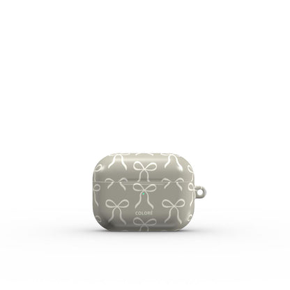 Bow Charm - Taupe - Capa para AirPods