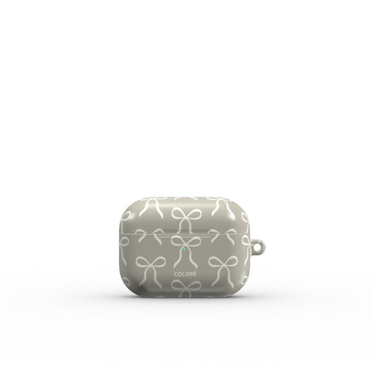 Bow Charm - Taupe - Capa para AirPods