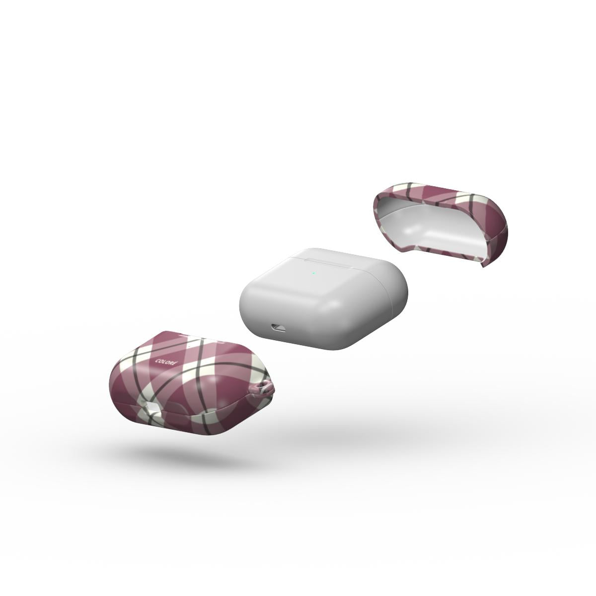 Check Charm - Borgonha - Capa para AirPods