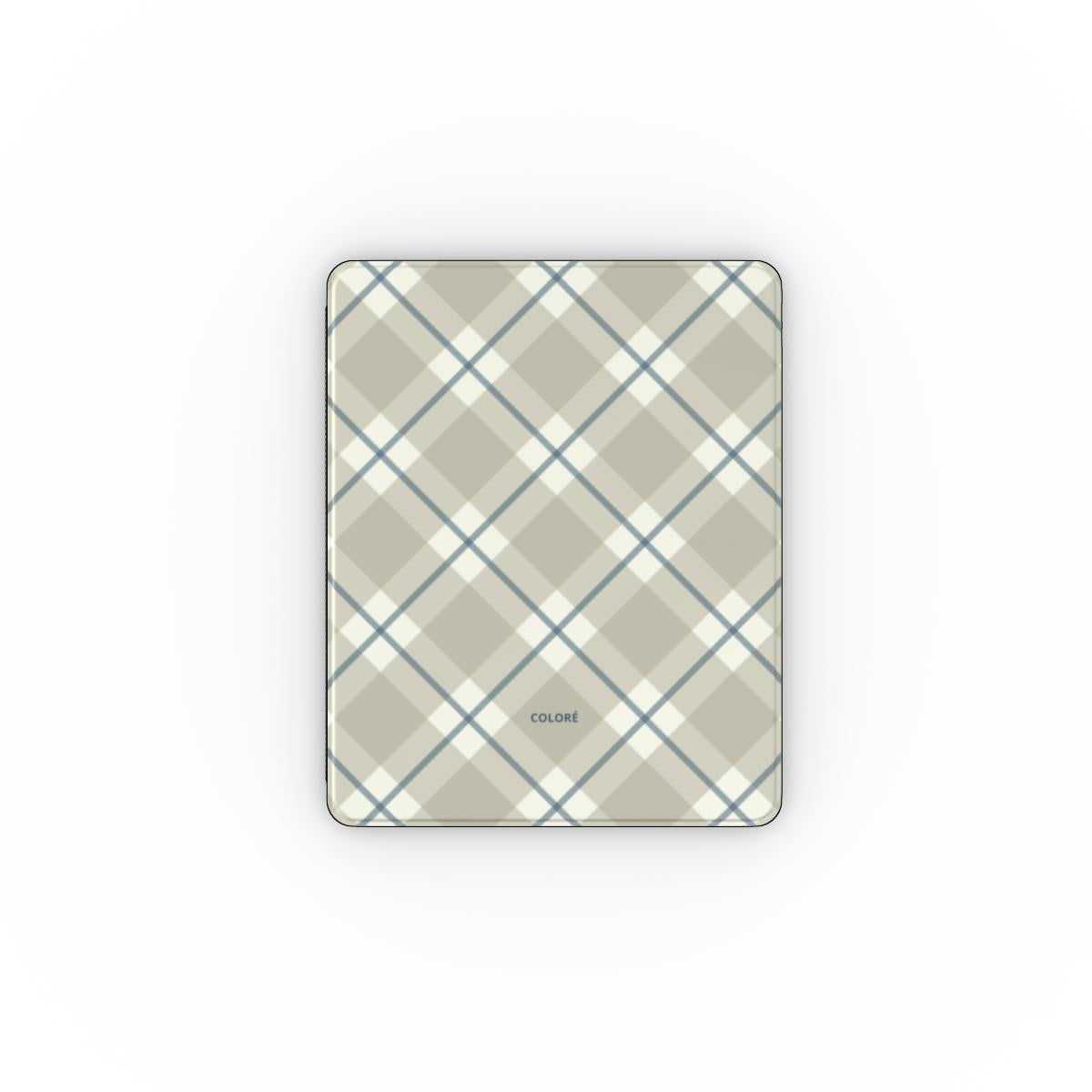 Check Charm Apple Ipad Case – Taupe