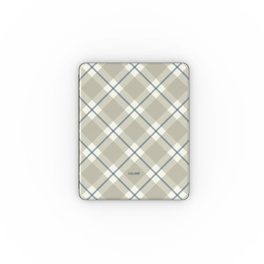 Check Charm Apple Ipad Case – Taupe