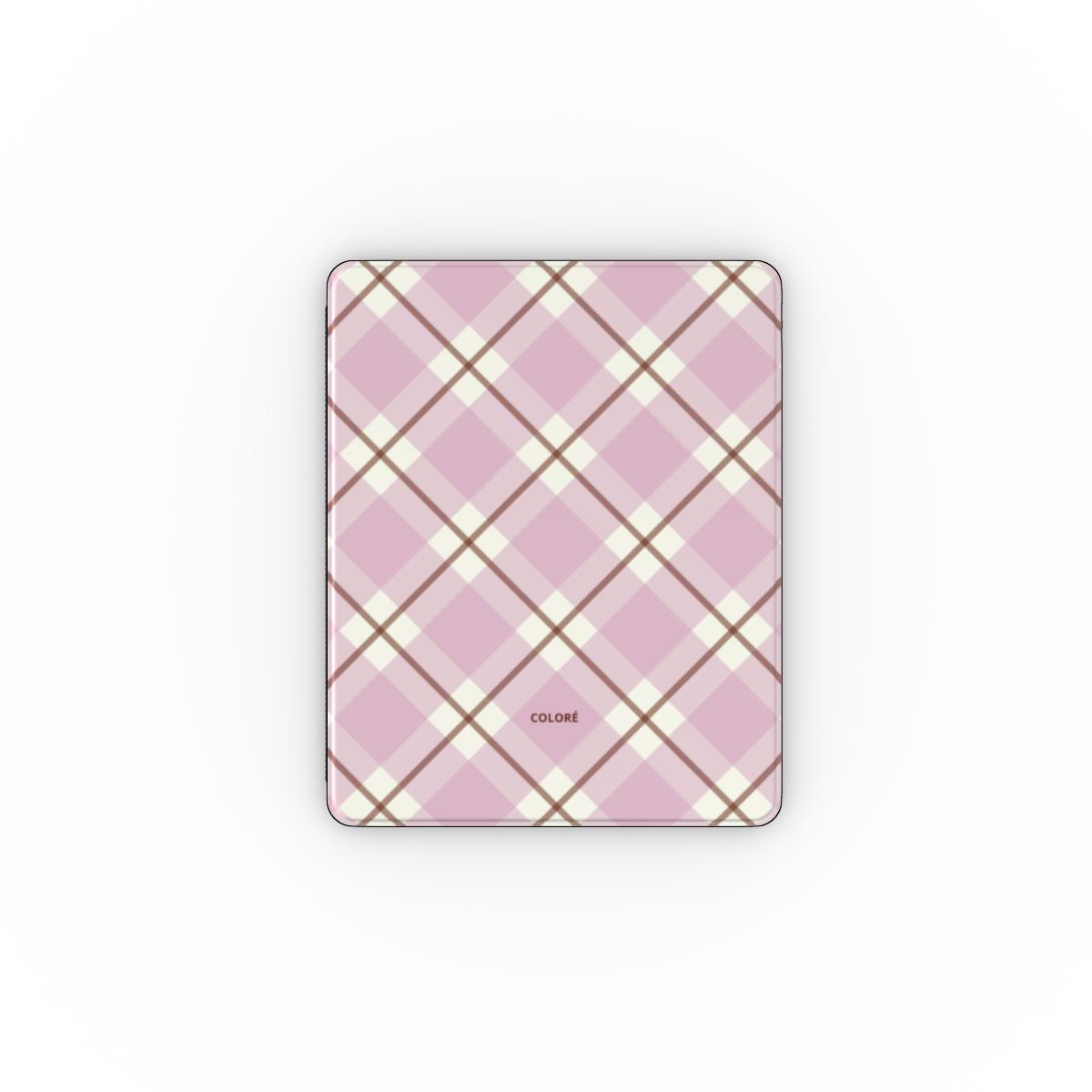 Check Charm Apple Ipad Case – Pink