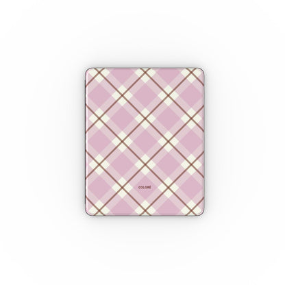 Check Charm Apple Ipad Case – Pink