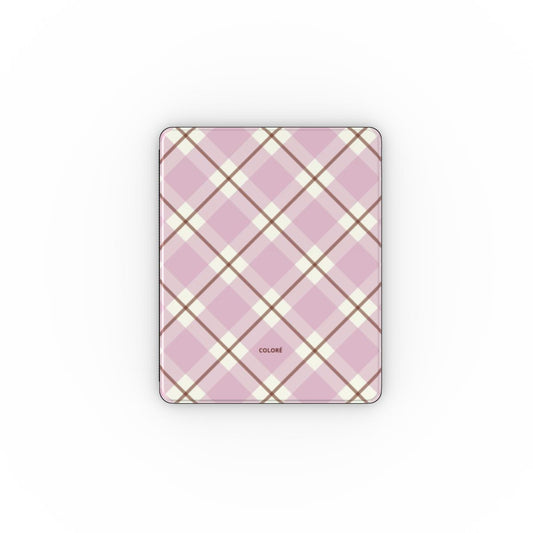 Check Charm Apple Ipad Case – Pink