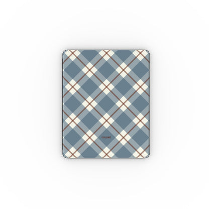 Check Charm Apple Ipad Case – Blue