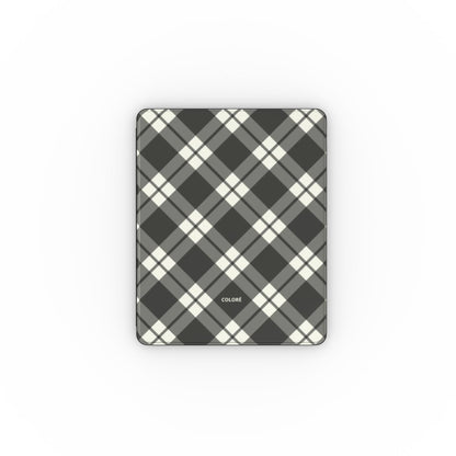 Check Charm Apple Ipad Case – Black