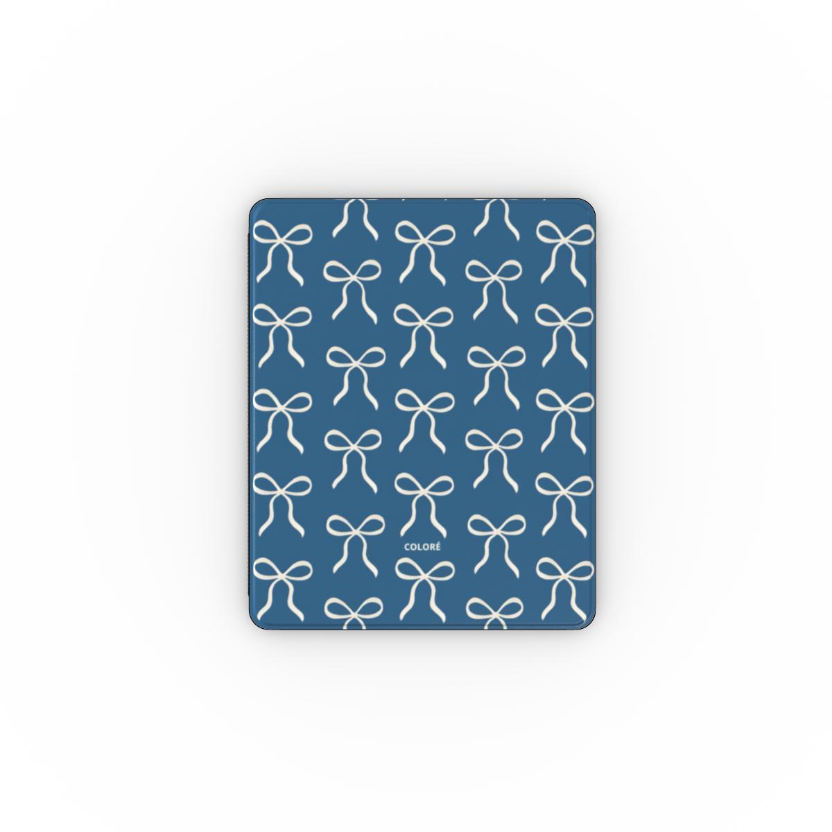 Bow Charm Apple Ipad Case – Blue