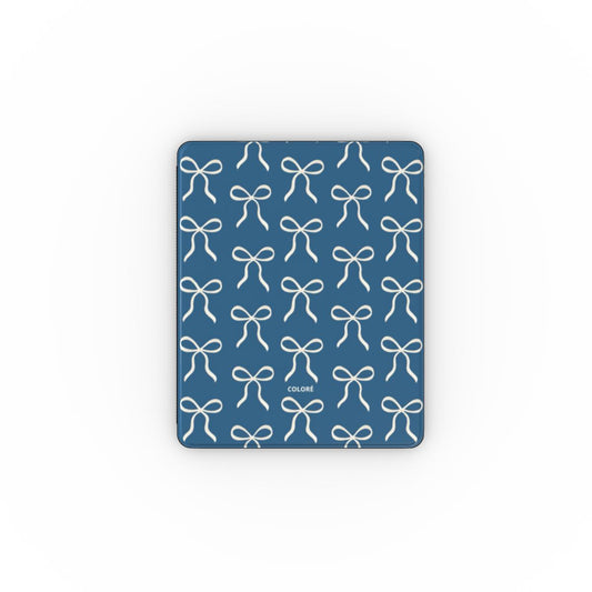 Bow Charm Apple Ipad Case – Blue