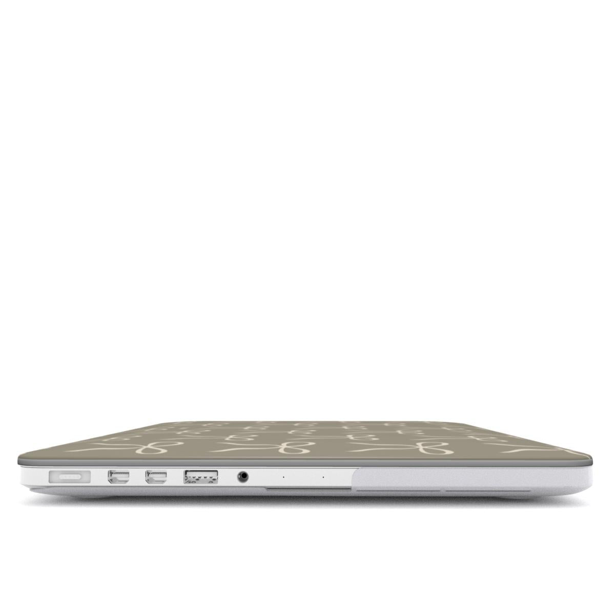 Bow Charm - Taupe - Capa para MacBook