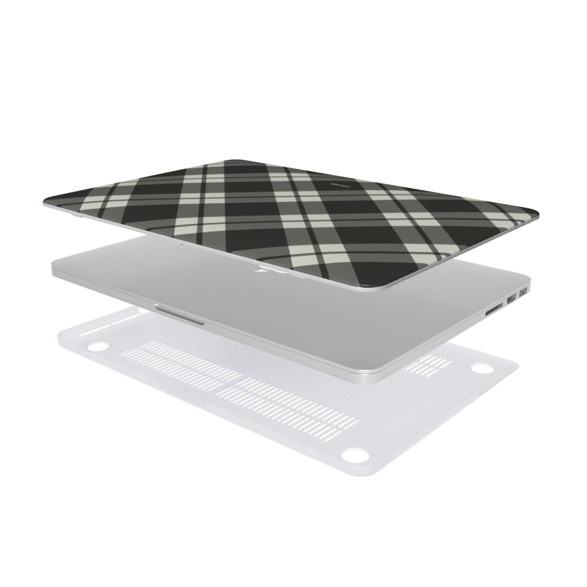 Check Charm - Preto - Capa para MacBook