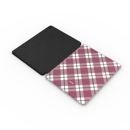Check Charm - Borgonha - Capa para Apple Ipad
