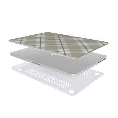 Check Charm - Taupe - Capa para MacBook