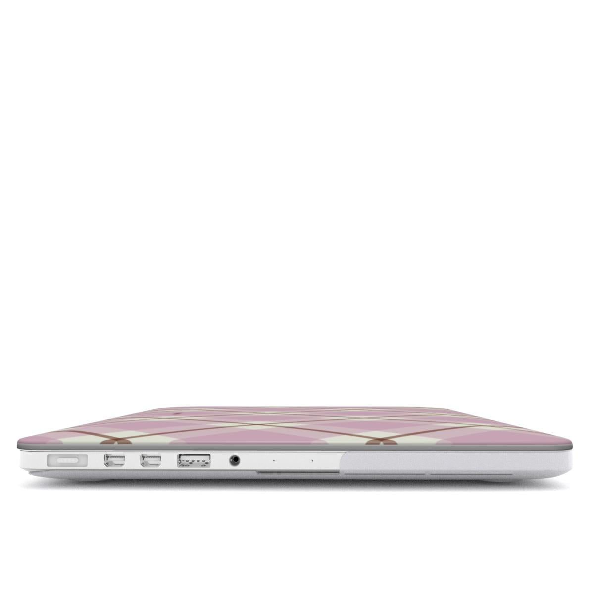 Check Charm - Rosa - Capa para MacBook