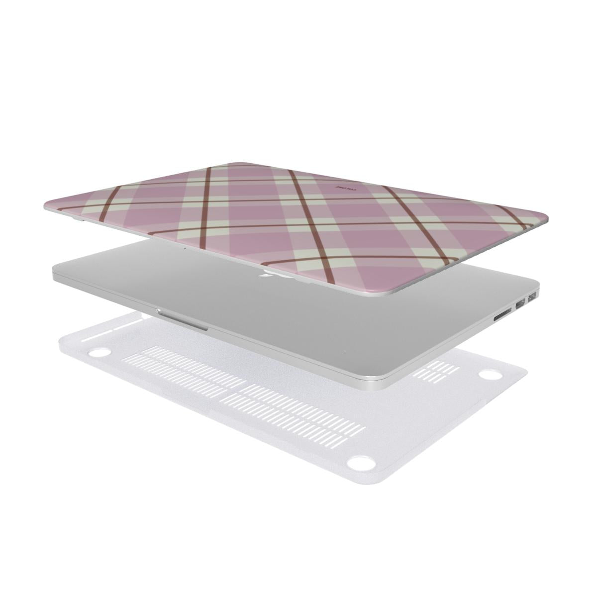 Check Charm - Rosa - Capa para MacBook