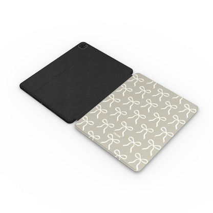 Bow Charm - Taupe - Capa para iPad da Apple