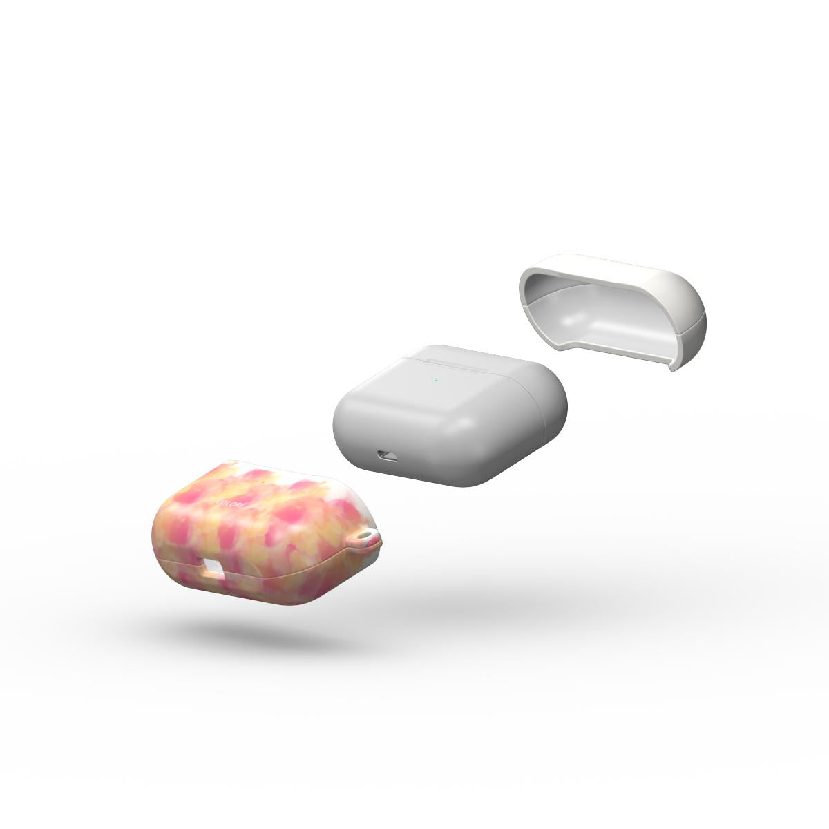 Cloud Bloom - Rosa & Laranja - Capa AirPods