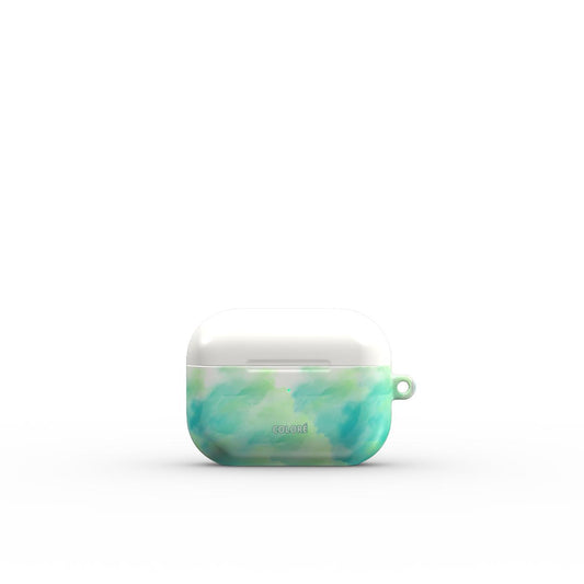 Cloud Bloom - Verde & Azul - Capa para AirPods