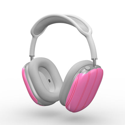 Coloré Sweetline Stripes – Pink & Red AirPods Max case with tailored fit and durable shell, airpods max case stylish