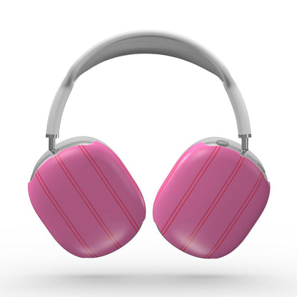 Coloré Sweetline Stripes – Pink & Red AirPods Max case with tailored fit and protective shell, airpods max case stylish