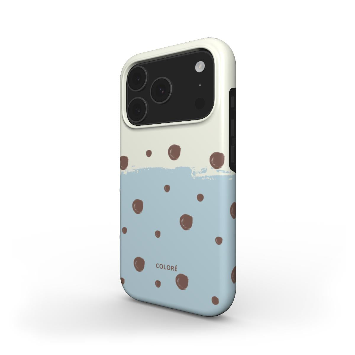Sweet Dots- Blue & Brown - MagSafe Tough Phone Case