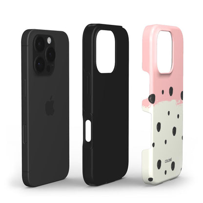Sweet Dots - Pink & Black - Tough Phone Case