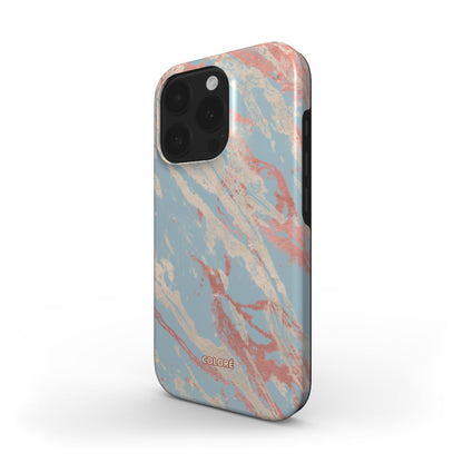 Marble Wonders - Bleu - Coque de téléphone résistante