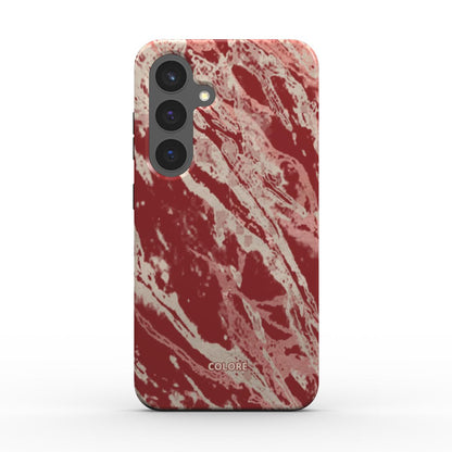 Marble Wonders  - Burgundy - Magnetic Tough Phone Case