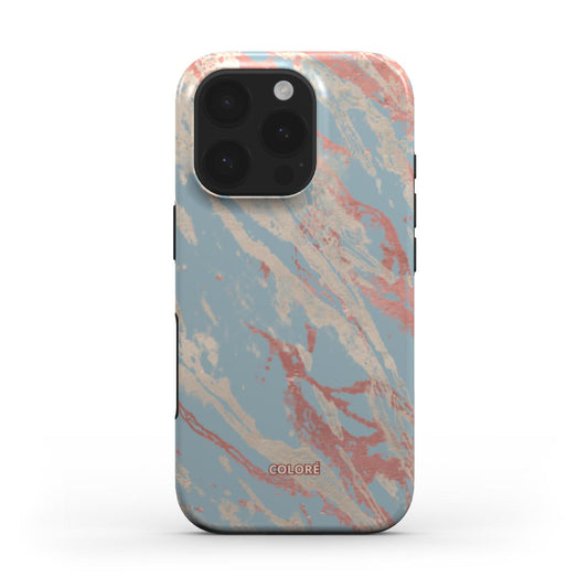 Marble Wonders - Bleu - Coque de téléphone résistante