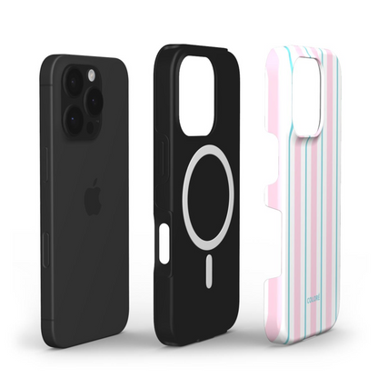 Vertical Flow - Pink & Blue - MagSafe Tough Phone Case