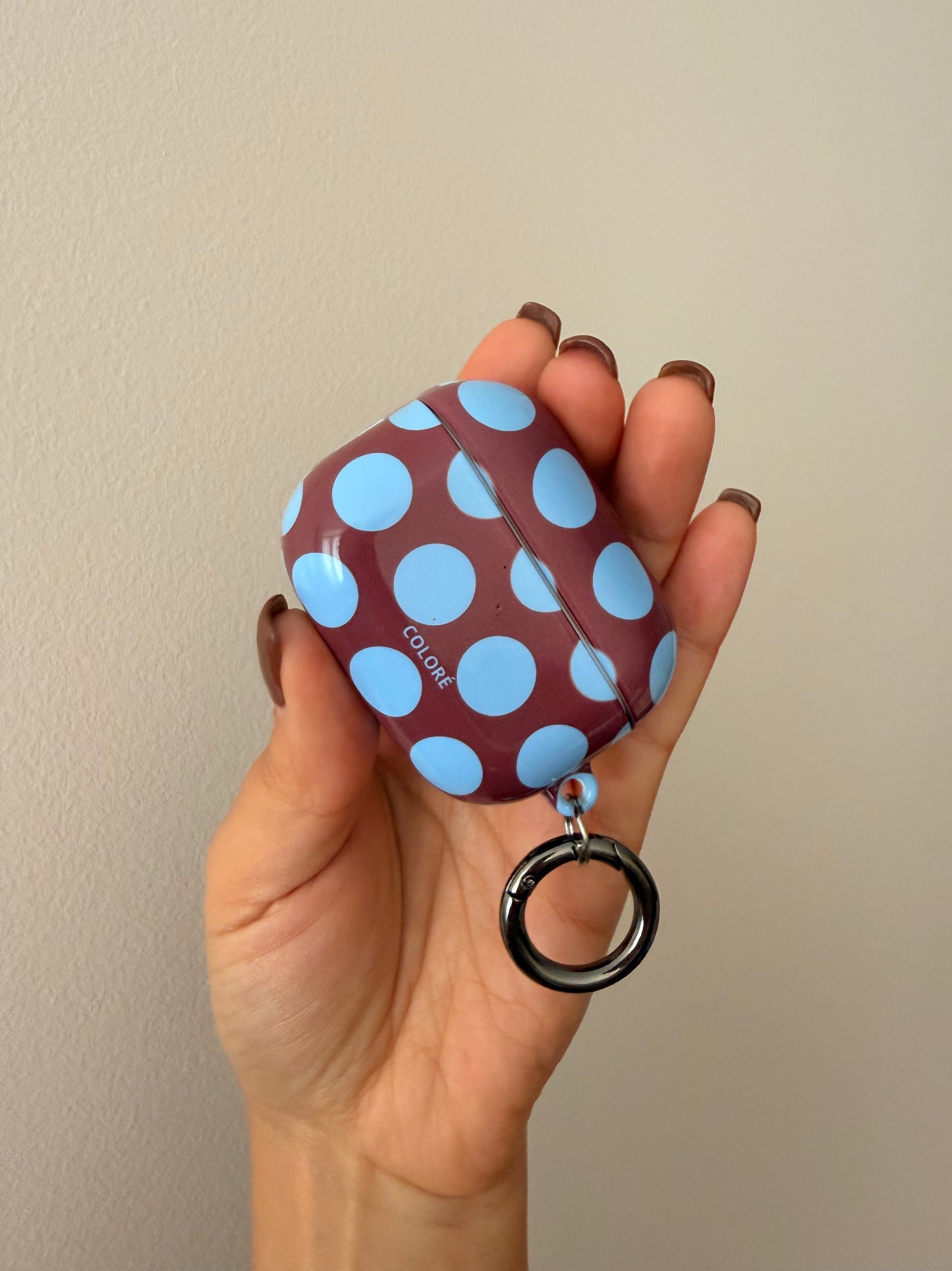 Scoops - Castanho & Azul - Capa para Airpods