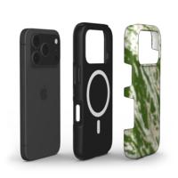 Coloré Marble Wonders - Green - MagSafe Tough Phone Case – green marble magsafe case aesthetic with raised bezel edge